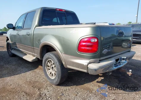 2002 Ford F-150 Lariat/Xlt from USA, damaged, VIN 1FTRW08L42KC44438